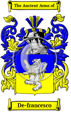 De-francesco Family Crest Download (JPG) Heritage Series - 300 DPI