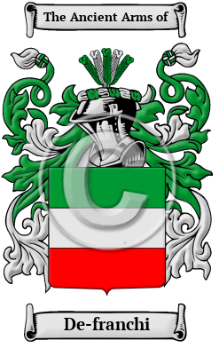 De-franchi Family Crest Download (JPG) Heritage Series - 300 DPI