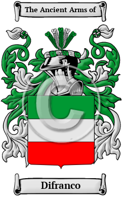 Difranco Family Crest/Coat of Arms