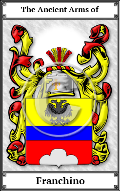 Franchino Family Crest Download (JPG)  Book Plated - 150 DPI