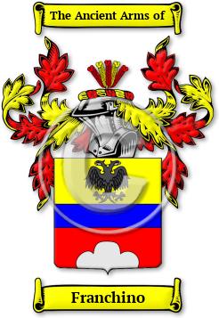 Franchino Family Crest Download (jpg) Legacy Series - 150 DPI