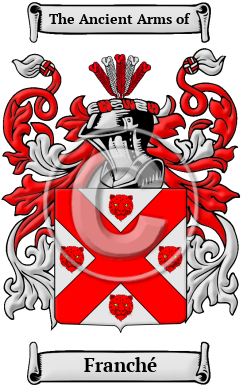 Franché Family Crest/Coat of Arms
