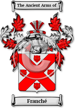 Franché Family Crest Download (jpg) Legacy Series - 150 DPI
