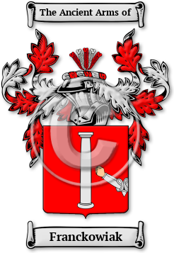 Franckowiak Family Crest Download (JPG) Legacy Series - 600 DPI