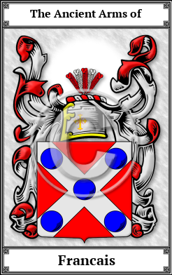 Francais Family Crest Download (JPG)  Book Plated - 150 DPI