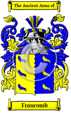 Francomb Family Crest Download (JPG) Heritage Series - 600 DPI