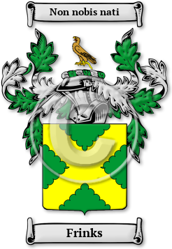 Frinks Family Crest Download (jpg) Legacy Series - 150 DPI