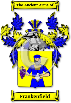 Frankenfield Family Crest Download (jpg) Legacy Series - 150 DPI