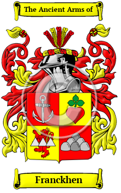 Franckhen Family Crest Download (JPG) Heritage Series - 600 DPI