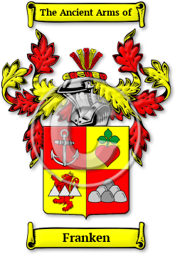 Franken Family Crest Download (jpg) Legacy Series - 150 DPI
