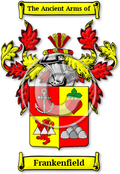 Frankenfield Family Crest Download (jpg) Legacy Series - 150 DPI