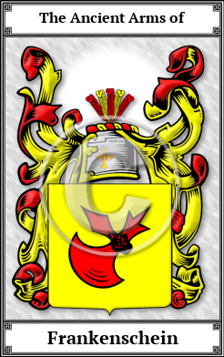 Frankenschein Family Crest Download (JPG)  Book Plated - 150 DPI