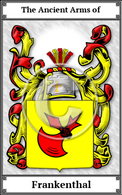 Frankenthal Family Crest Download (JPG) Book Plated - 600 DPI