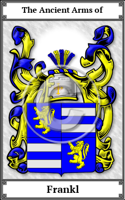 Frankl Family Crest Download (JPG)  Book Plated - 150 DPI