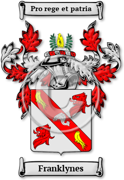 Franklynes Family Crest Download (JPG) Legacy Series - 600 DPI
