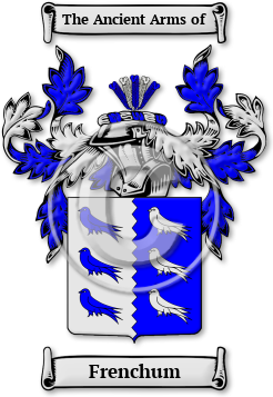 Frenchum Family Crest Download (JPG) Legacy Series - 600 DPI