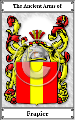 Frapier Family Crest Download (JPG)  Book Plated - 150 DPI