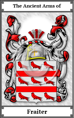 Fraiter Family Crest Download (JPG)  Book Plated - 150 DPI