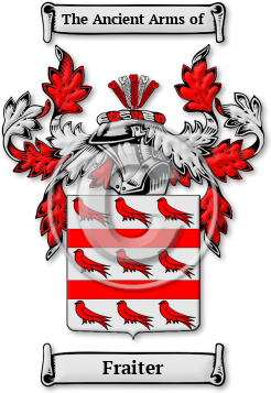 Fraiter Family Crest Download (jpg) Legacy Series - 150 DPI