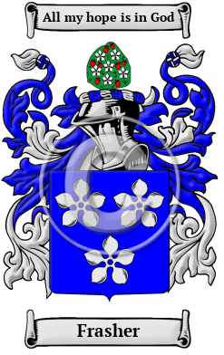 Frasher Family Crest Download (JPG) Heritage Series - 600 DPI