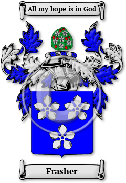 Frasher Family Crest Download (jpg) Legacy Series - 150 DPI