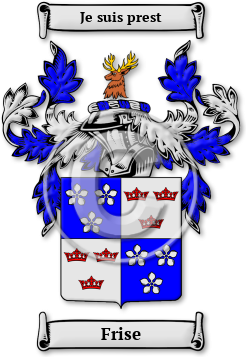 Frise Family Crest Download (JPG) Legacy Series - 600 DPI