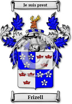 Frizell Family Crest Download (jpg) Legacy Series - 150 DPI