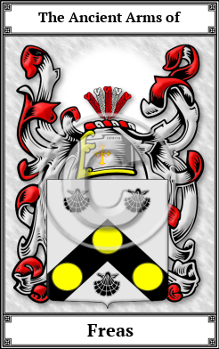 Freas Family Crest Download (JPG)  Book Plated - 150 DPI