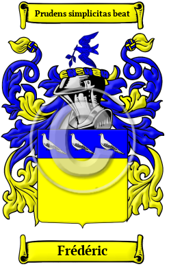 Frédéric Family Crest/Coat of Arms