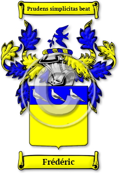 Frédéric Family Crest Download (jpg) Legacy Series - 150 DPI