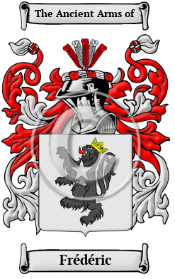 Frédéric Family Crest Download (JPG) Heritage Series - 300 DPI