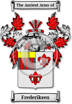 Frederiksen Family Crest Download (jpg) Legacy Series - 150 DPI