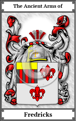Fredricks Family Crest Download (JPG) Book Plated - 600 DPI