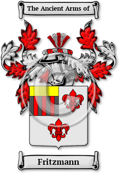 Fritzmann Family Crest Download (JPG) Legacy Series - 600 DPI