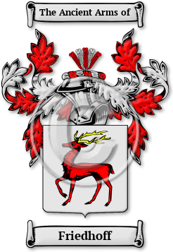 Friedhoff Family Crest Download (jpg) Legacy Series - 150 DPI