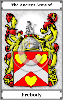 Frebody Family Crest Download (JPG) Book Plated - 600 DPI