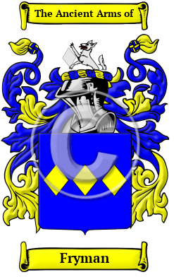 Fryman Family Crest/Coat of Arms