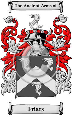 Friars Family Crest Download (jpg) Heritage Series - 150 DPI