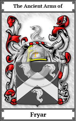 Fryar Family Crest Download (JPG)  Book Plated - 150 DPI