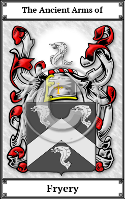 Fryery Family Crest Download (JPG) Book Plated - 600 DPI