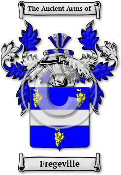 Fregeville Family Crest Download (jpg) Legacy Series - 150 DPI