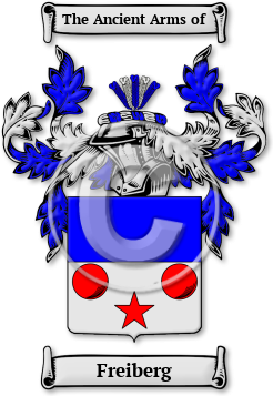 Freiberg Family Crest Download (jpg) Legacy Series - 150 DPI