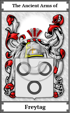 Freytag Family Crest Download (JPG)  Book Plated - 150 DPI