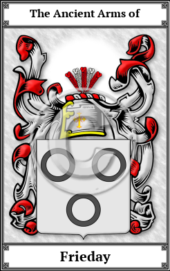 Frieday Family Crest Download (JPG)  Book Plated - 150 DPI