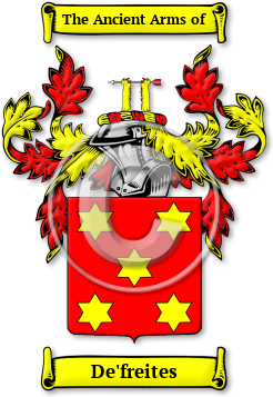 De'freites Family Crest Download (jpg) Legacy Series - 150 DPI