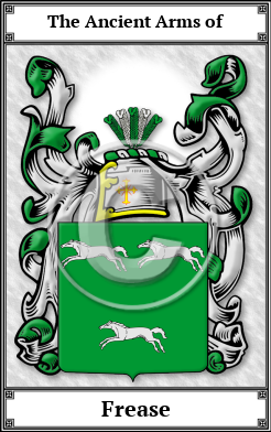 Frease Family Crest Download (JPG)  Book Plated - 150 DPI