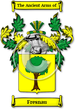 Fresnau Family Crest Download (jpg) Legacy Series - 150 DPI
