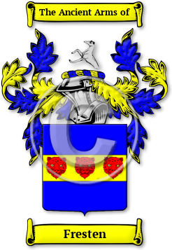 Fresten Family Crest Download (jpg) Legacy Series - 150 DPI