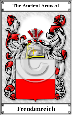 Freudenreich Family Crest Download (JPG)  Book Plated - 150 DPI