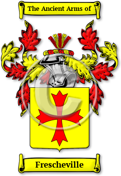 Frescheville Family Crest Download (jpg) Legacy Series - 150 DPI